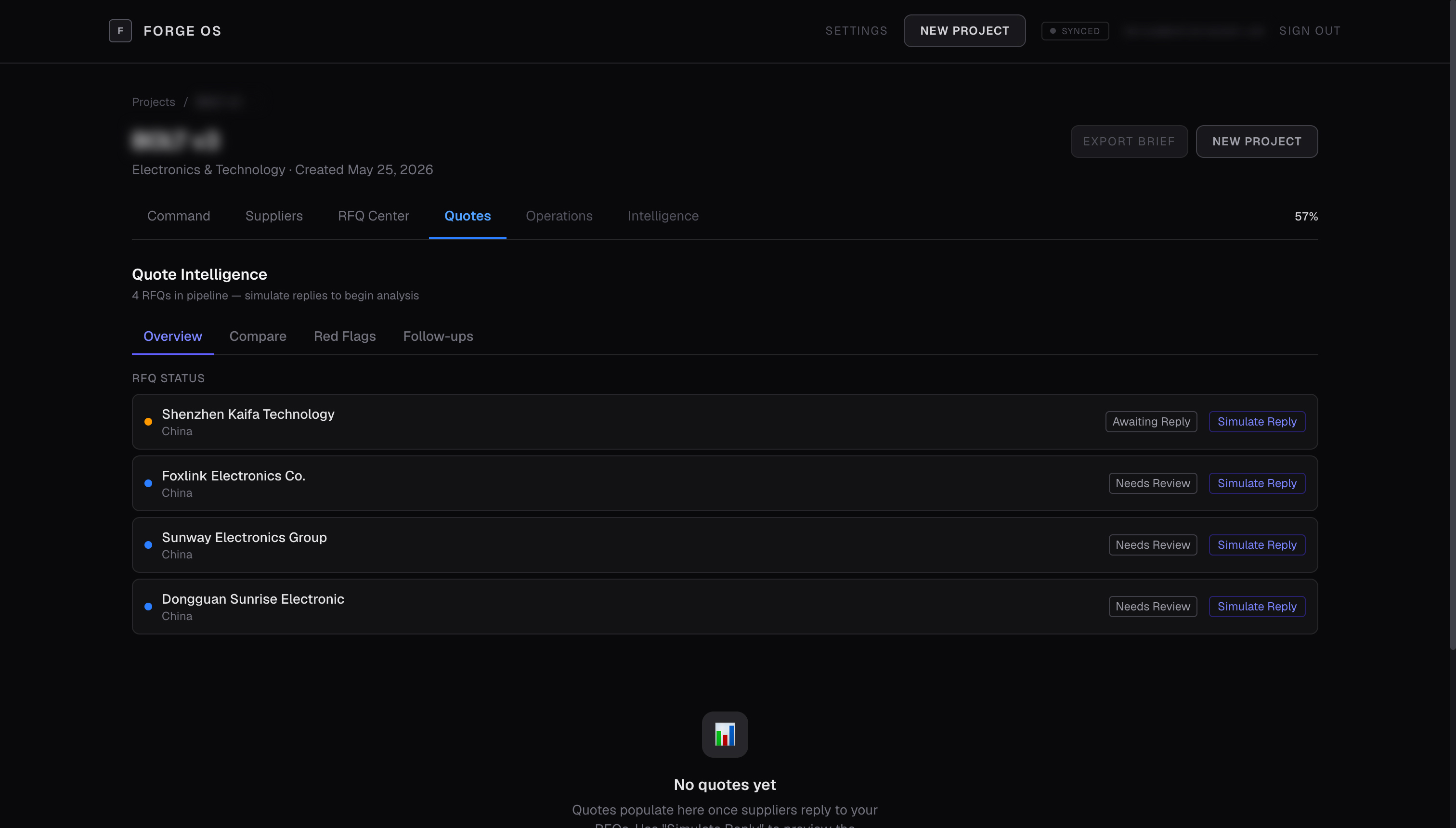 FORGE OS — Quote Intelligence