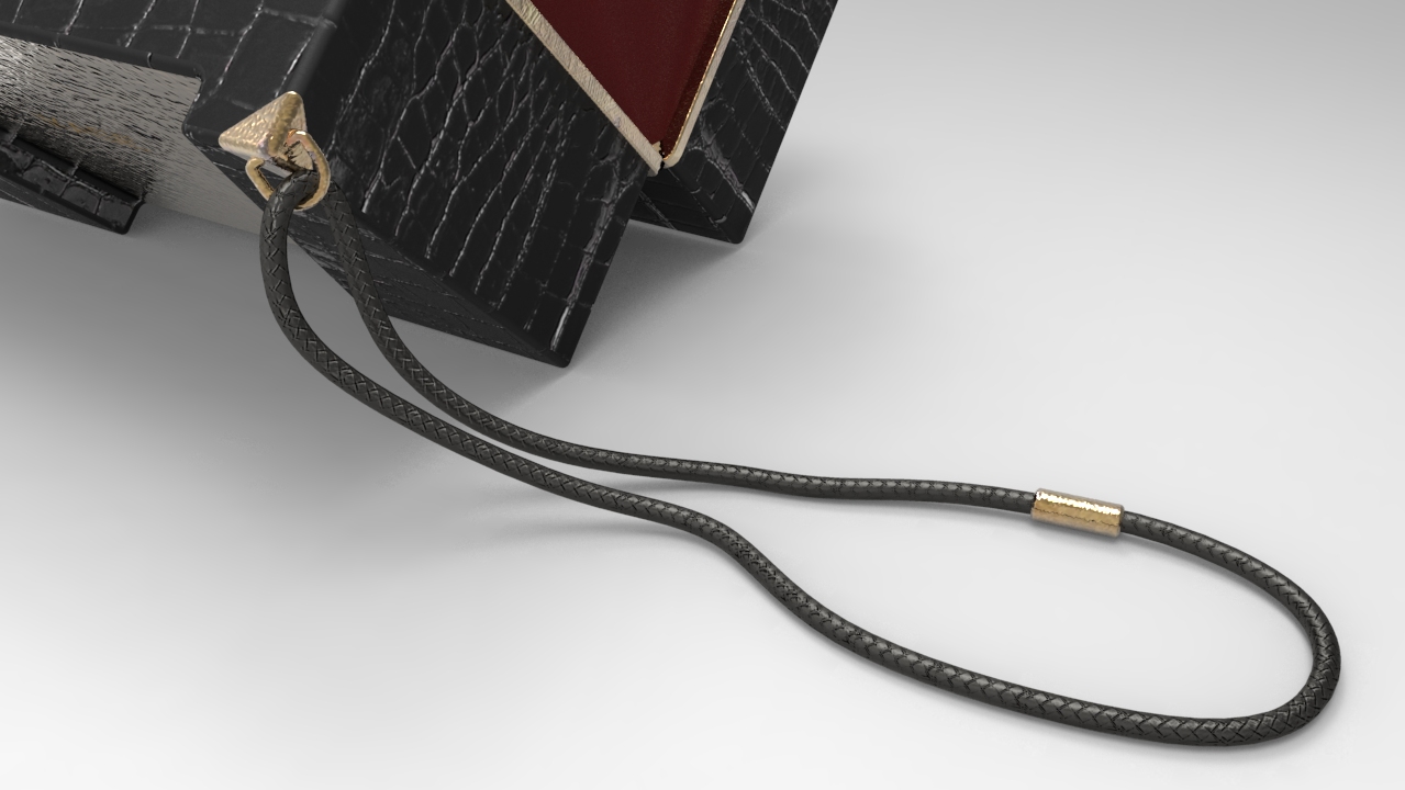 Hard case strap detail
