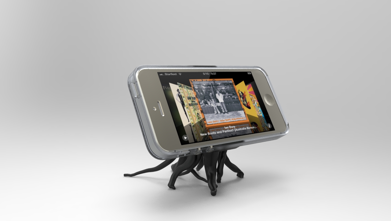 Monster iPhone stand landscape