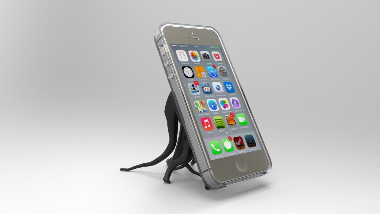 Monster iPhone stand portrait
