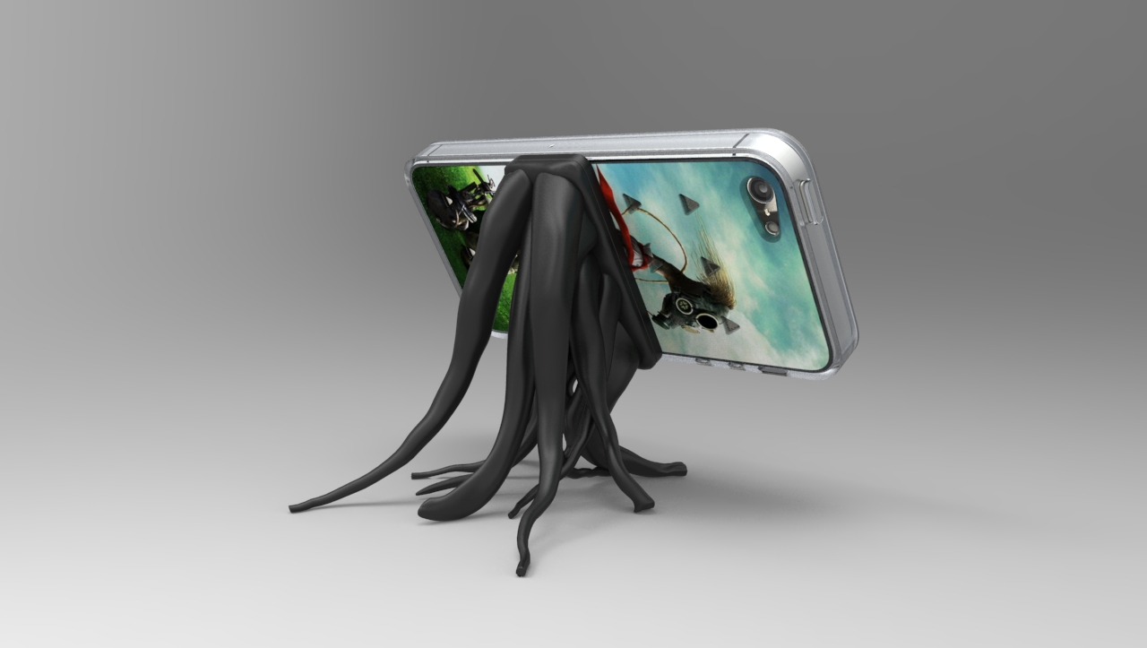 Monster iPhone stand rear