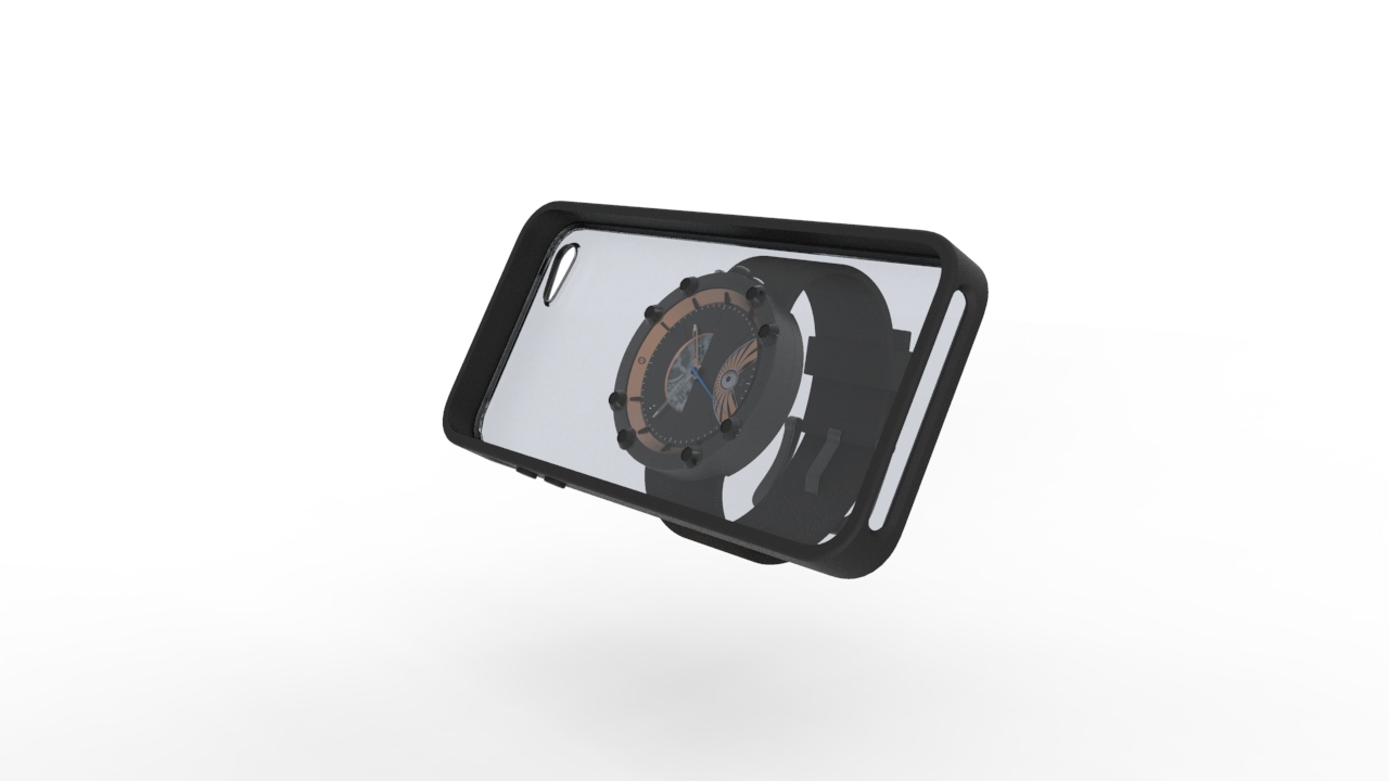Watch holder landscape